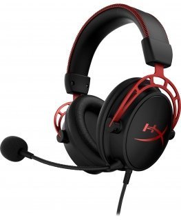 HP HyperX Cloud Alpha Austiņas Vadu Speļu Melns, Sarkans