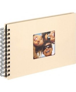 Walther Fun cream Wire-O 23x17 40 black Pages SA109H