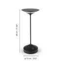 ab+ by Abert Tempo portable Table Lamp anthracite
