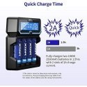 Battery charger XTAR X4 for 18650 AA AAA cell ni-MH li-ion 4 places