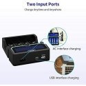 Battery charger XTAR X4 for 18650 AA AAA cell ni-MH li-ion 4 places