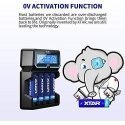Battery charger XTAR X4 for 18650 AA AAA cell ni-MH li-ion 4 places