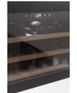 Caso WineSafe 18 EB Inox Compressor wine cooler Built-in Silver 18 bottle(s)