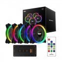 Darkflash DR12 Pro ARGB Computer Fan Set 5in1 120x120 (black)