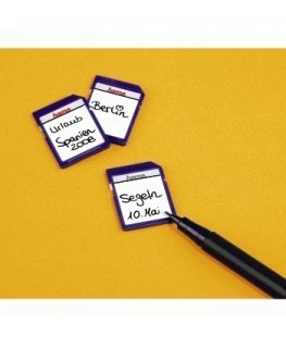 Hama "SD/MMC" Memory Card Labels самоклеящийся ярлык Белый 18 шт