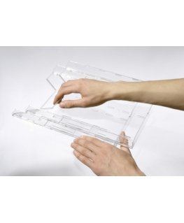 Durable 858019 magazine rack Transparent
