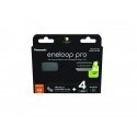 Rechargeable batteries Panasonic ENELOOP Pro BK-4HCDEC4BE, 930 mAh, 500 (4xAAA) in a box