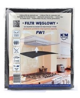 K&M Group Universal cooker hood Active carbon filter KM-FW1 (1pcs 47×57cm)