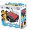 BROCK 4 in 1 Sandwich /Nutlet/ Waffle Maker and Grill SSM 6004 RD