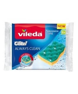 Vileda 168527 pesulappu Vihreä, Keltainen Viskoosi