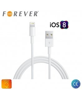 Forever USB to Lightning Data & Charging Cable (MD818 Analog) 3m White (EU Blister)