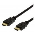 Deltaco HDMI-1060D-FLEX HDMI-kaapeli 7 m HDMI-tyyppi A (vakio) Musta