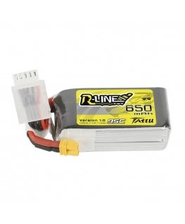 Tattu R-Line 650mAh 14.8V 95C 4S1P XT30 battery