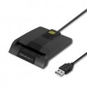 Qoltec 50632 Intelligentne Smart ID kiipkaardilugeja SCR-0632 | USB tüüp C