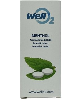 WellO2 -mentolitabletti, 20 kpl