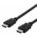 Deltaco HDMI-910 HDMI kabelis 1 m HDMI Type A (Standard) Melns