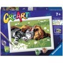 CreArt Sleeping Cats and Dogs craft set
