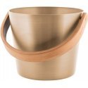Relax Sauna bucket, 5l, aluminium, champagne