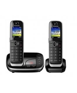 Panasonic KX-TGJ322 DECT telefons Zvanītāja ID Melns