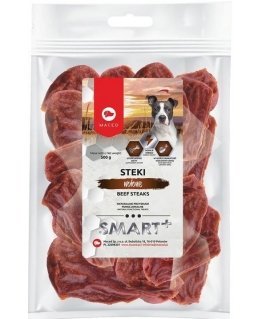 MACED Liellopu gaļas steiki - Suņu kārums - 500g