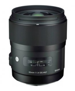 Sigma 35mm F1.4 DG HSM SLR Standardne objektiiv Must