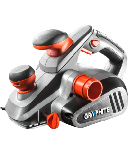 GRAPHITE 850W obliavimo staklės, 3 mm obliavimo gylis, 82 mm obliavimo plotis