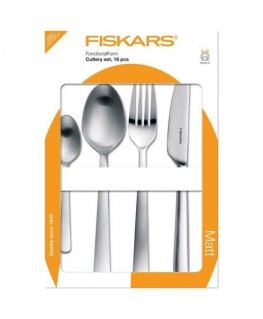 Fiskars FF Cutlery set matt 16pcs