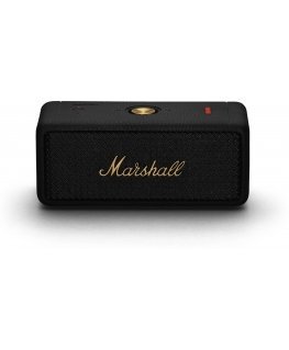 Marshall Emberton II Bluetooth speaker, black/brass