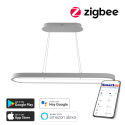 Smart celling lamp 120x30cm, 66W white Zigbee