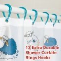 Shower curtain hooks Tatkraft Fioretto (12 pcs) Shower curtain hooks Tatkraft Fioretto (12 pcs)