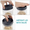 Wonder Worker Hit Acrylic Canister Set of 3 Stackable Airtight Storage Jars 1250/450/150 ml