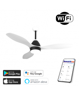 Лампа с вентилятором 18W black/white Wi-Fi