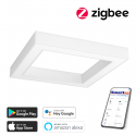 Smart celling lamp 80x80cm 60W white Zigbee