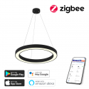 Smart celling lamp 95cm 66W black Zigbee