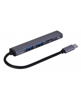 ORICO HUB USB-C 3X USB-A, MICROSD READER, 5 GBPS