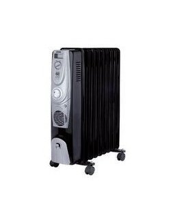 ELDOM Õliradiaator RIBBY, 2500 W, 3 võimsusastet, must