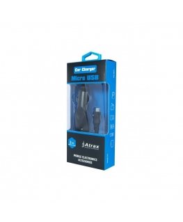 ATX Platinum Premium Car charger 12 / 24V / 1A + micro USB cable Black (Blue Blister)