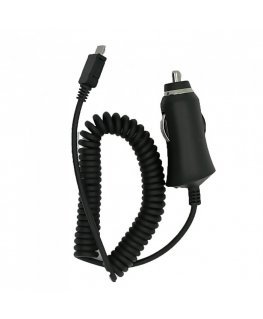 HQ Premium Car charger 1A + micro USB cable Black