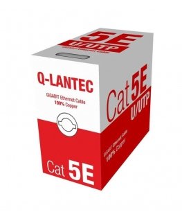 A-LAN network cable, 100% copper, KIU5PVC305NC (UTP 305m cat. 5e gray)