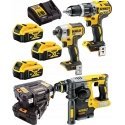 DEWALT COMBO SET 18V DCD796 + DCF887 + DCH273 3x4.0Ah 2xTSTAK II DCK368P3T