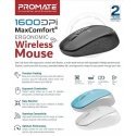 PROMATE TRACKER MaxComfort® Ergonomic Wireless Mouse