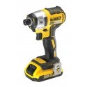 DEWALT cordless tool set DCK266P2T 18V (DCD796 + DCF887) 2x5.0Ah, TSTAK II case