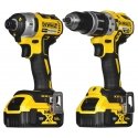 DEWALT cordless tool set DCK266P2T 18V (DCD796 + DCF887) 2x5.0Ah, TSTAK II case