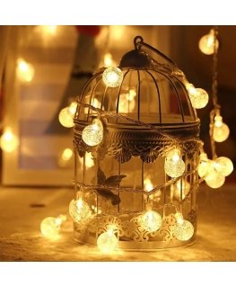 RoGer Bulb String Lights 100 LED / Warm-White / 10m