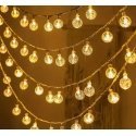 RoGer Bulb String Lights 100 LED / Warm-White / 10m