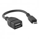Forever Universal OTG Adapter Micro USB to USB Connection Black