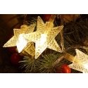 RoGer LED Lights String of Stars 100 LED / Warm-White / 10m