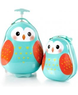 Heys Travel Tots Children's Suitcase & Backpack Set, Owl