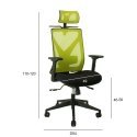 Task chair MIKE green