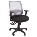 Task chair SAGA black/grey